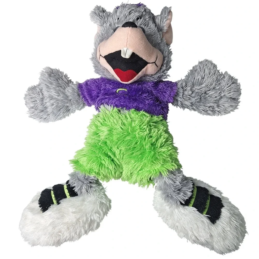 Chuck E Cheese Plush 2012 Pizza Mascot Chenille Soft Floppy Mouse Stuffed Animal